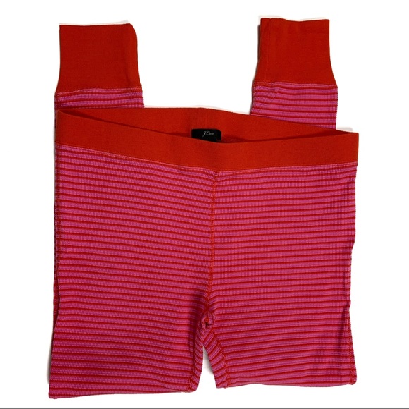 J crew striped longjohn leggings pajama pant - Picture 2 of 8